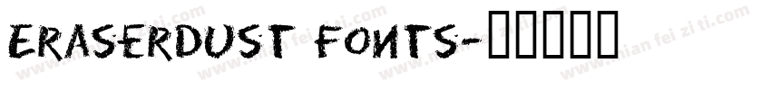 EraserDust fonts字体转换
